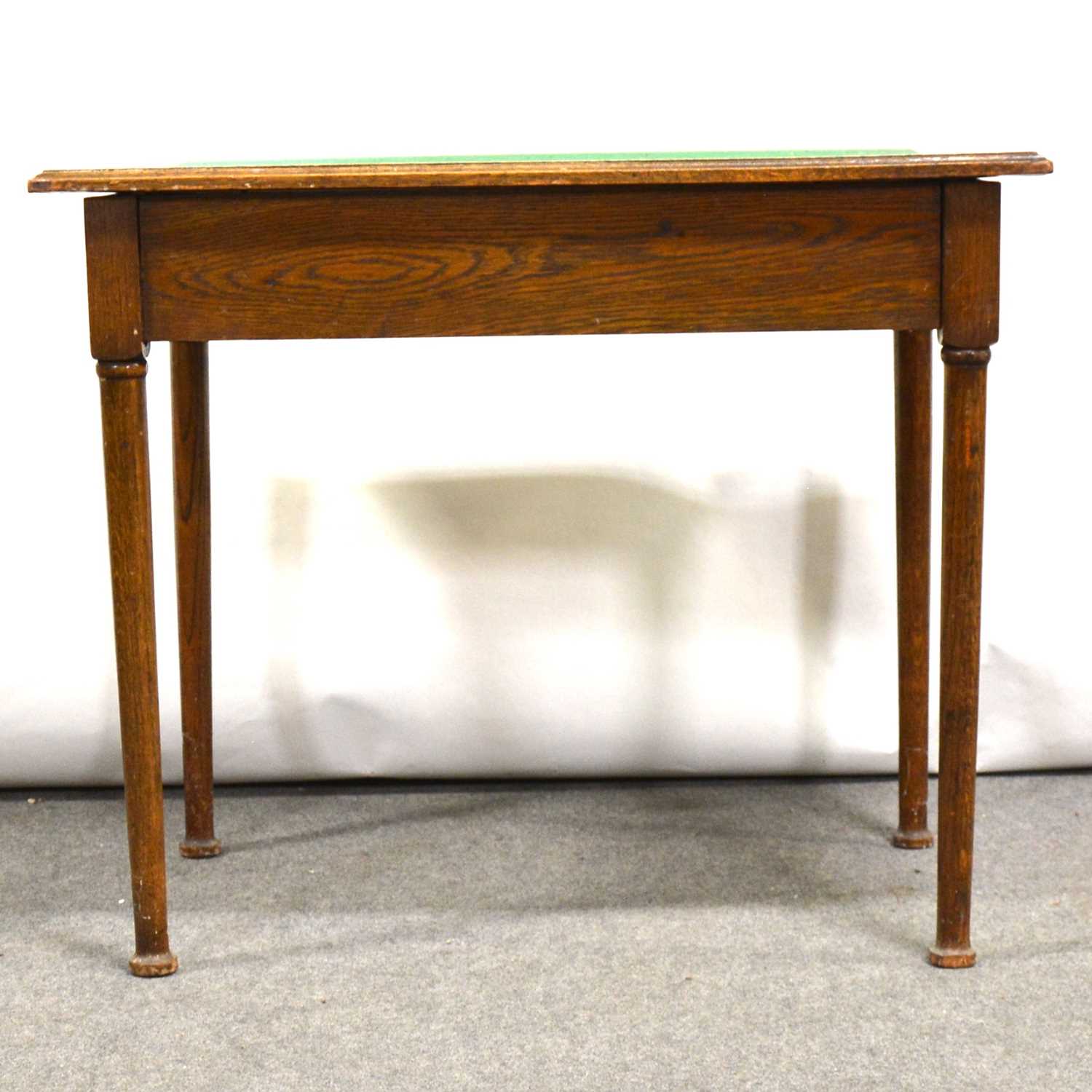 Victorian oak side table