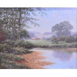 Terence Grundy, River scene,