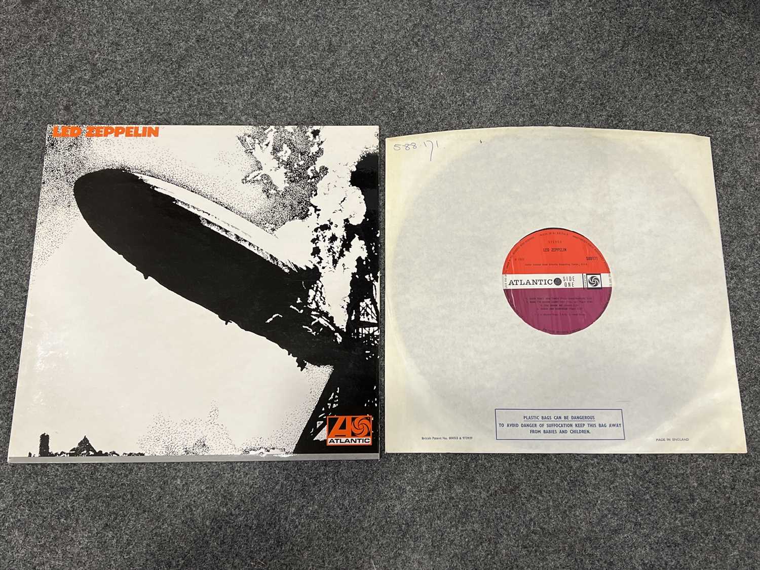 Led Zeppelin, I/ II/ and III LPs, Plum Atlantic labels - Image 2 of 12