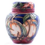 Rachel Bishop for Moorcroft Pottery, a small 'Plevriana' ginger jar and cover