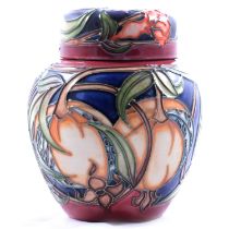 Rachel Bishop for Moorcroft Pottery, a small 'Plevriana' ginger jar and cover