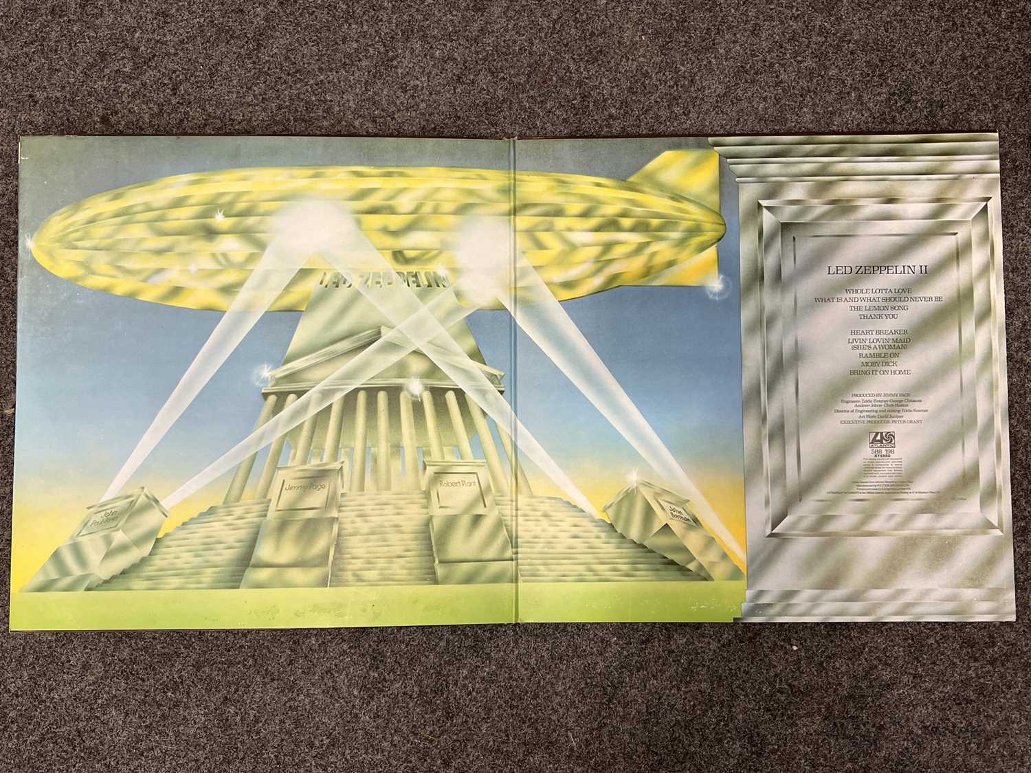 Led Zeppelin, I/ II/ and III LPs, Plum Atlantic labels - Image 5 of 12