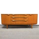 A mid-century teak 'S Form' sideboard, by Sutcliffe