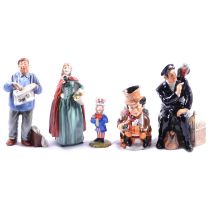 Collection of ceramic figurines, Doulton, Carlton, Royal Worcester etc.
