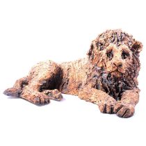 Studio ceramic stoneware lion, late 20th century