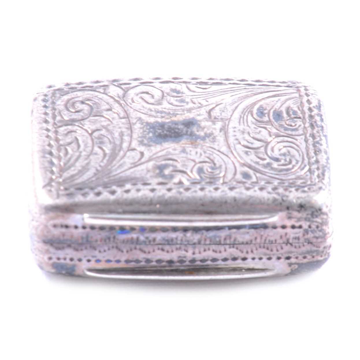 Victorian silver vinaigrette,