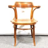 Bentwood elbow chair,
