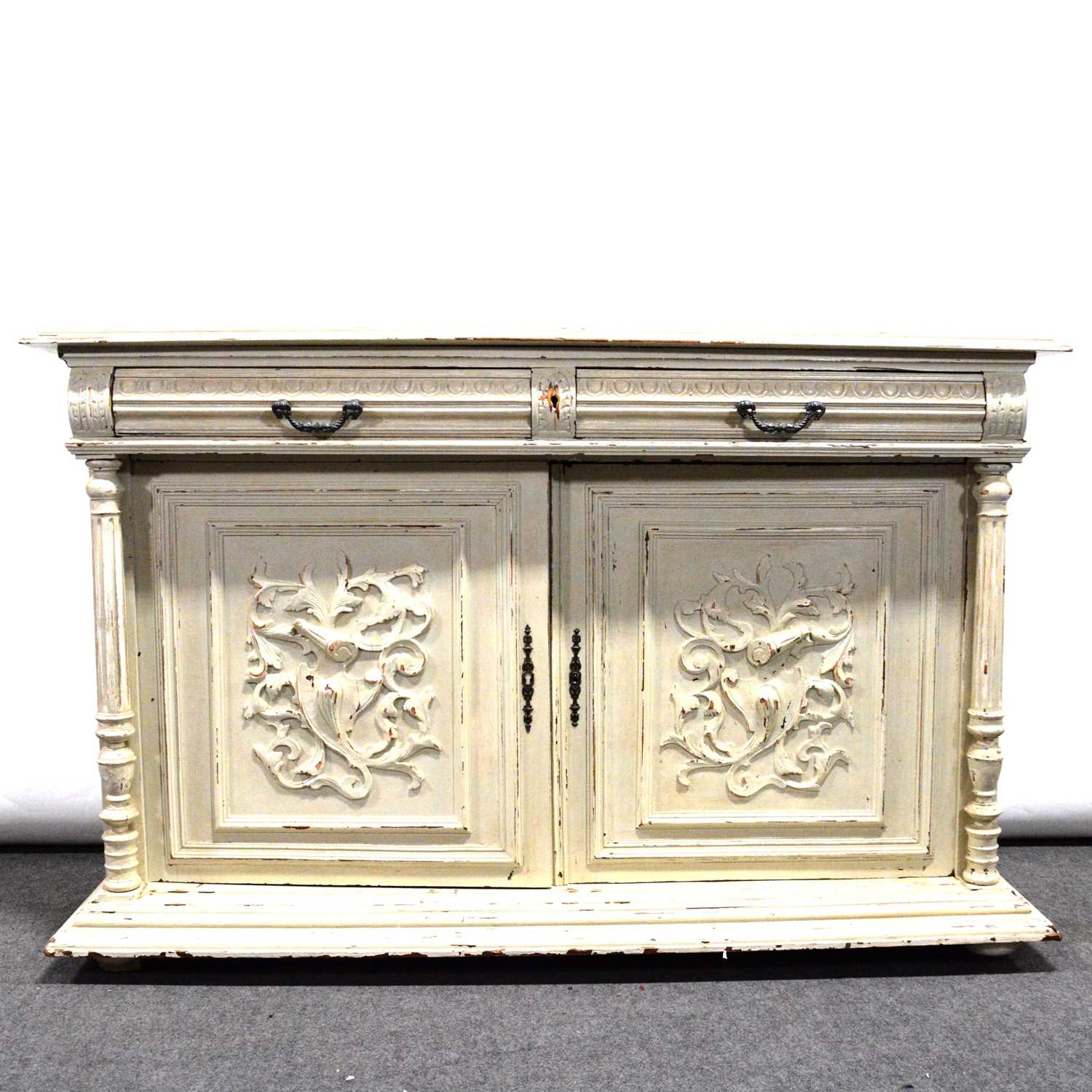 Painted French buffet