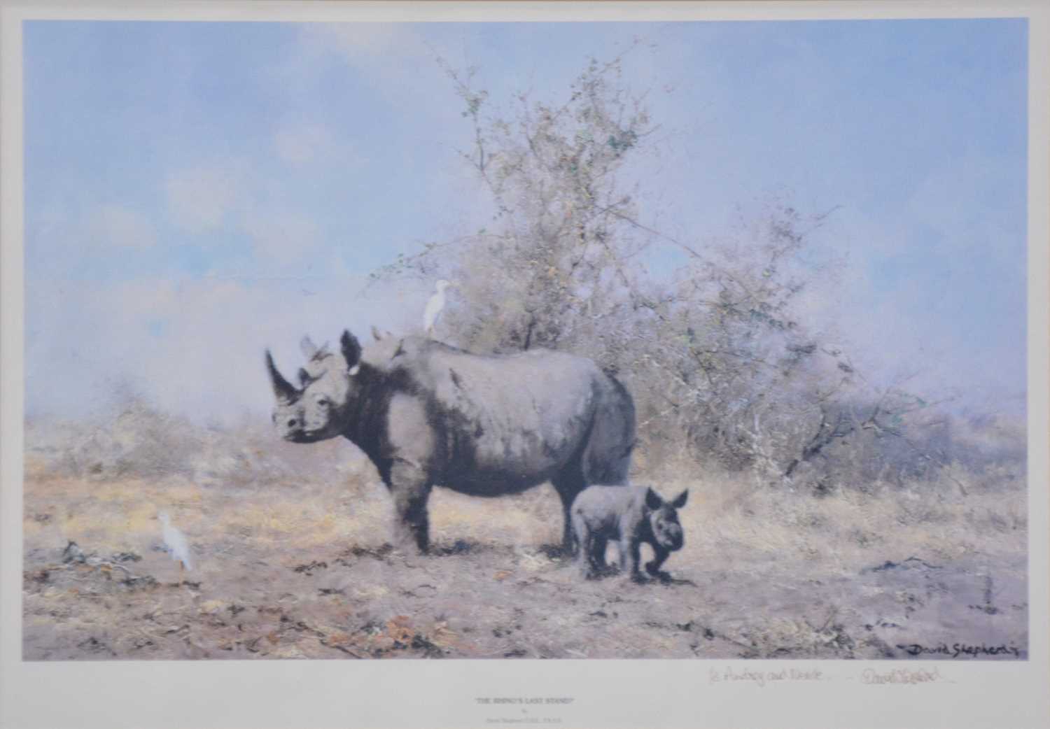 After David Shepherd, The Rhino's Last Stand, and The Ivory is Theirs, - Image 2 of 4