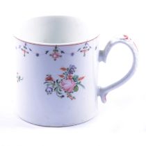 Chinese porcelain mug, Qianlong