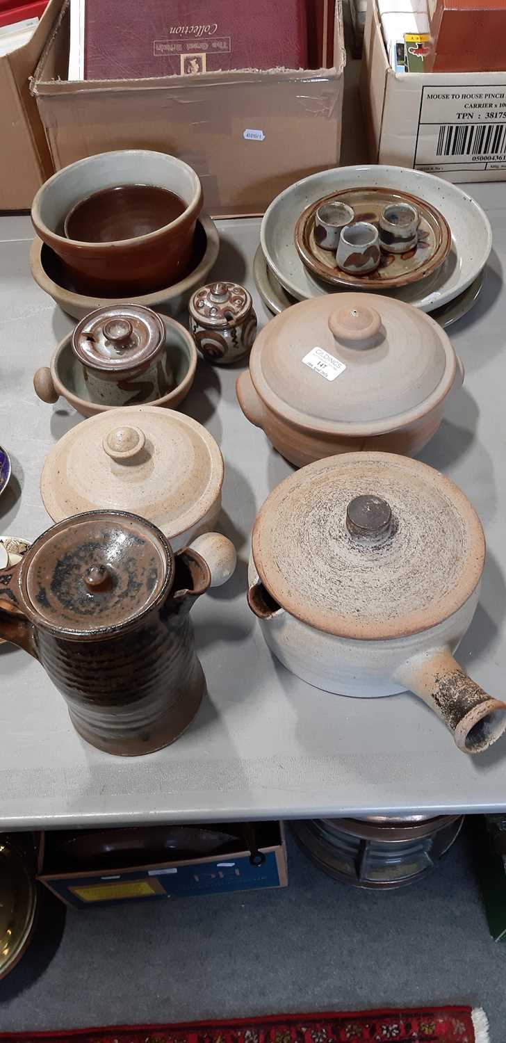 Collection of studio stoneware table wares - Image 15 of 15