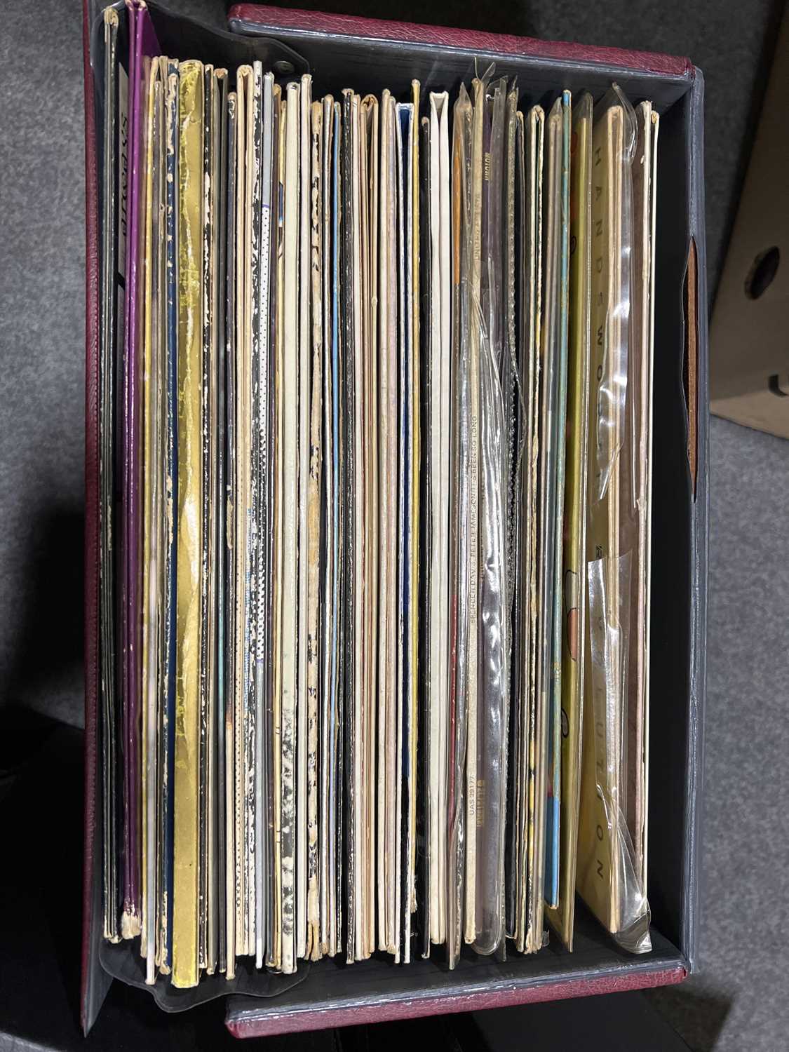 Three cases of Vinyl LP records, including Lynard Skynard, Eric Clapton, Rush and others - Image 5 of 5