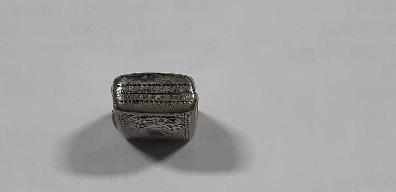 Victorian silver vinaigrette, - Image 5 of 8