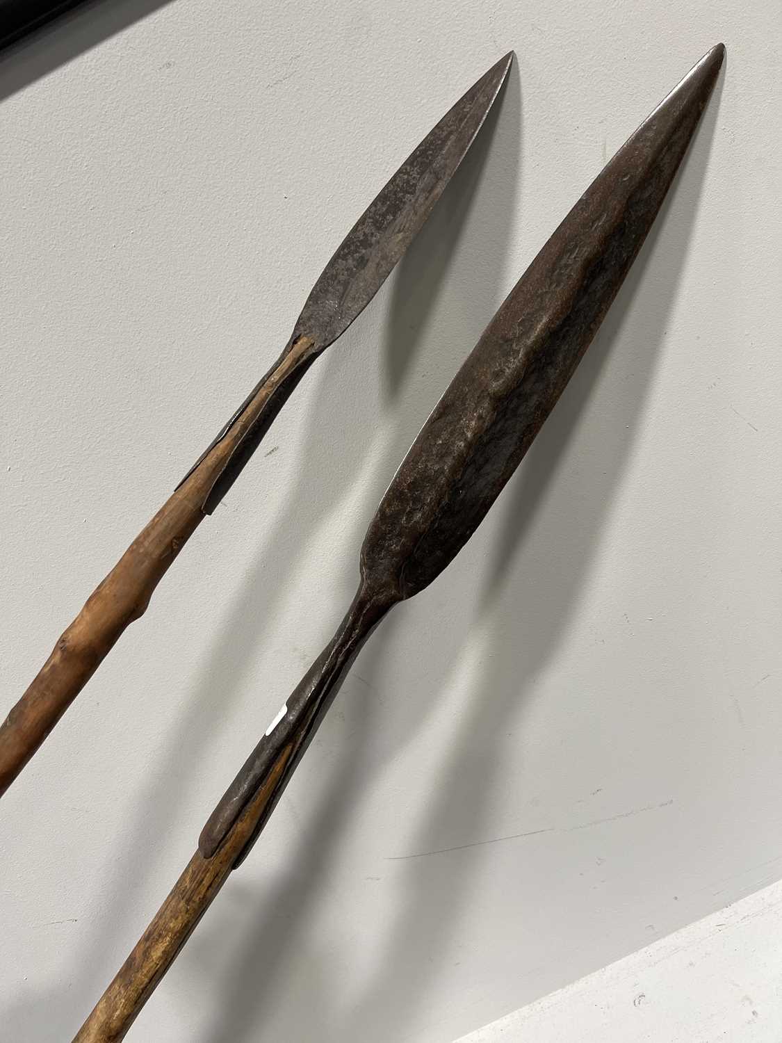Two African spears, - Image 2 of 2