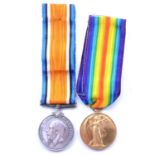 Medals - WW1 pair.