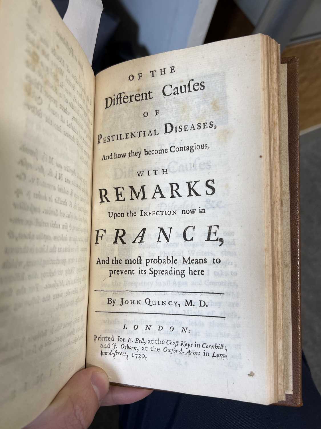 Nathaniel Hodges, Loimologia, or an Historical account of the plague in London in 1665, 1720 - Image 9 of 10