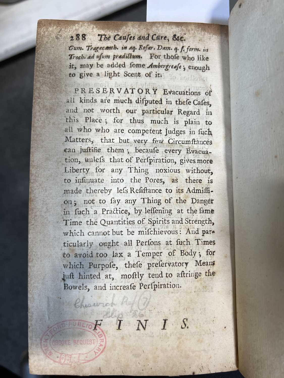 Nathaniel Hodges, Loimologia, or an Historical account of the plague in London in 1665, 1720 - Image 10 of 10