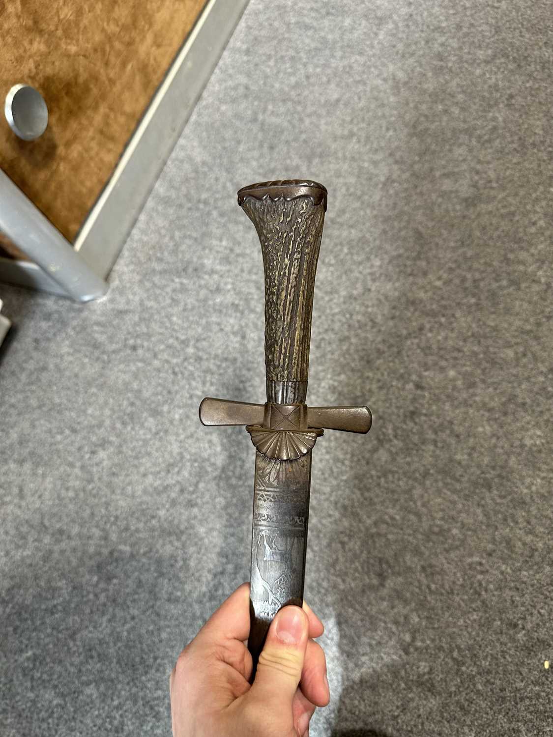 Bavarian hunting sword, 19th century - Image 19 of 24