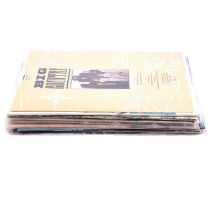 Over one-hundred vinyl LP records, including Electric Lights Orcestra, U2, Jon Vangelis, Santana, an