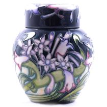 Emma Bossons for Moorcroft Pottery, a small 'Isis' ginger jar and cover