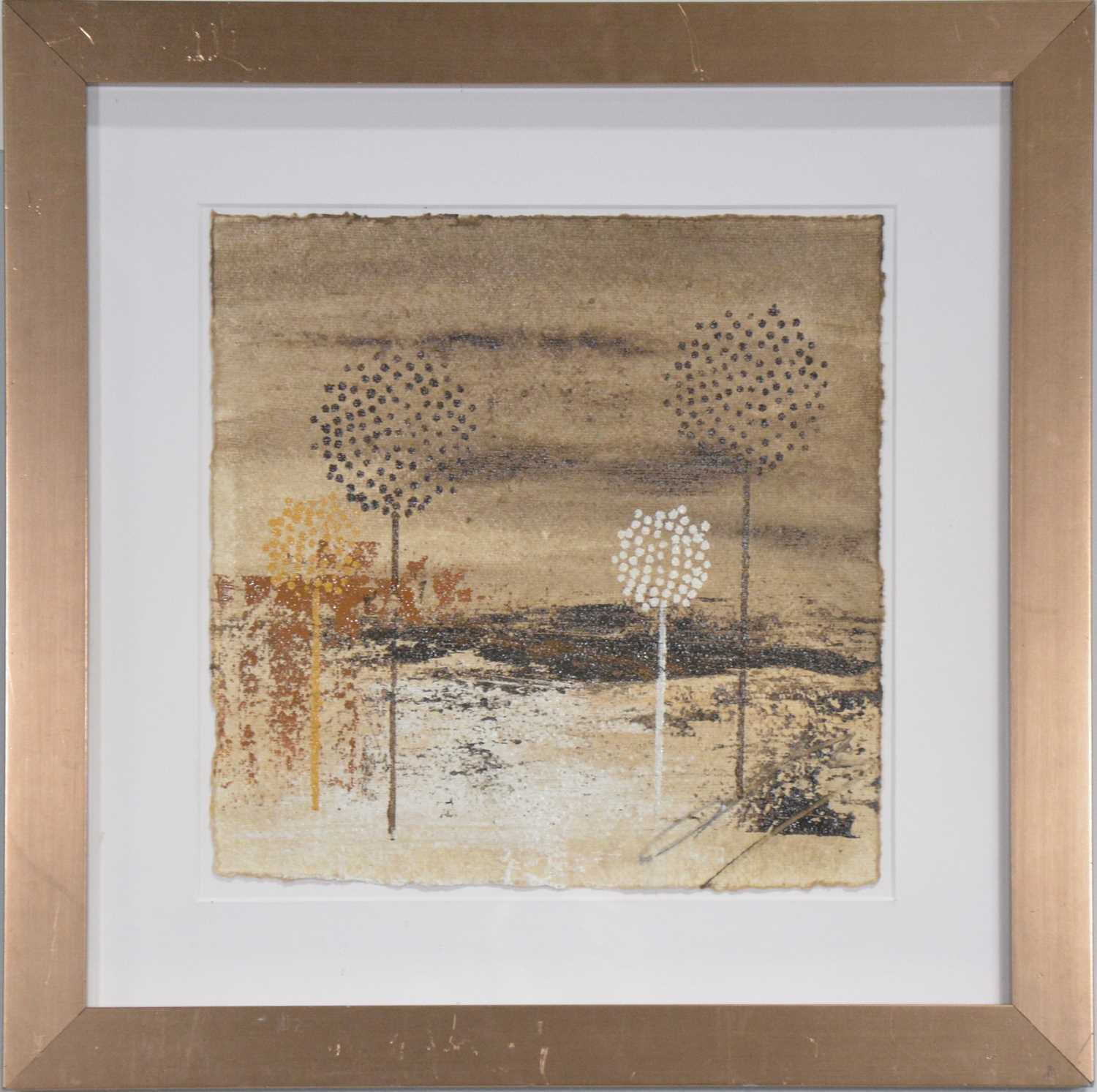 Pair of contemporary artworks, Clusters of trees, - Image 3 of 4