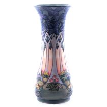 Sally Tuffin for Moorcroft, a vase in the Cluney design.
