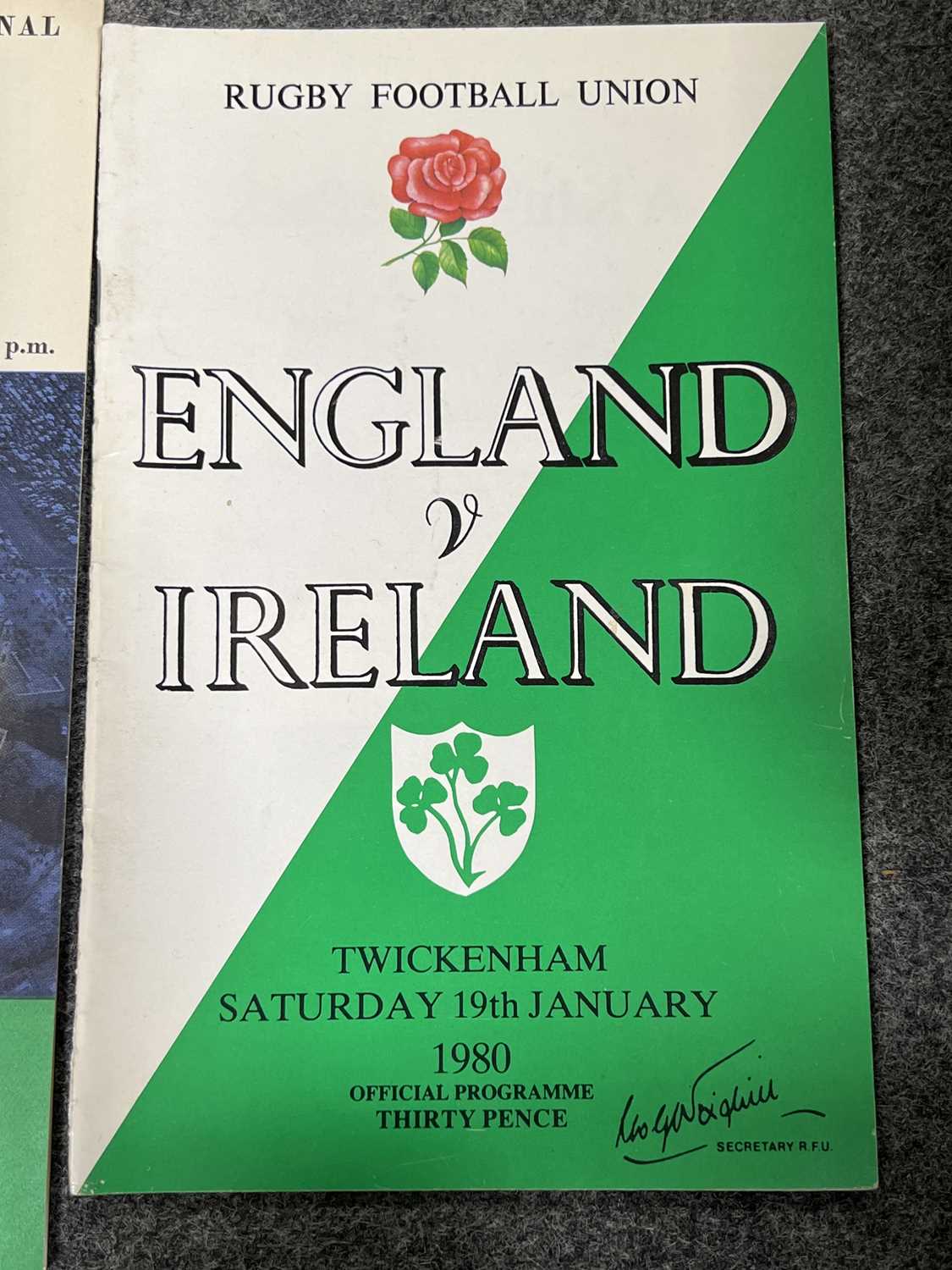 Collection of football and rugby union programmes. - Image 4 of 4