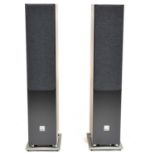 Pair of Dali Oberon 5 floor standing speakers, two other speakers and a Watkins amplifier.