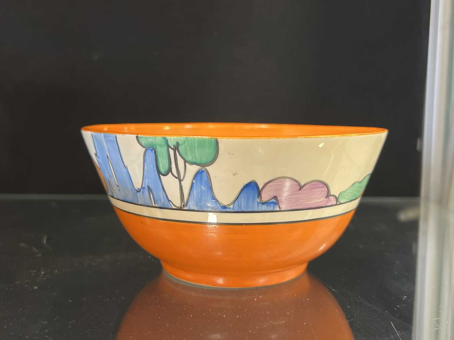 Clarice Cliff, an ‘Orange Roof’ pattern bowl - Image 5 of 9