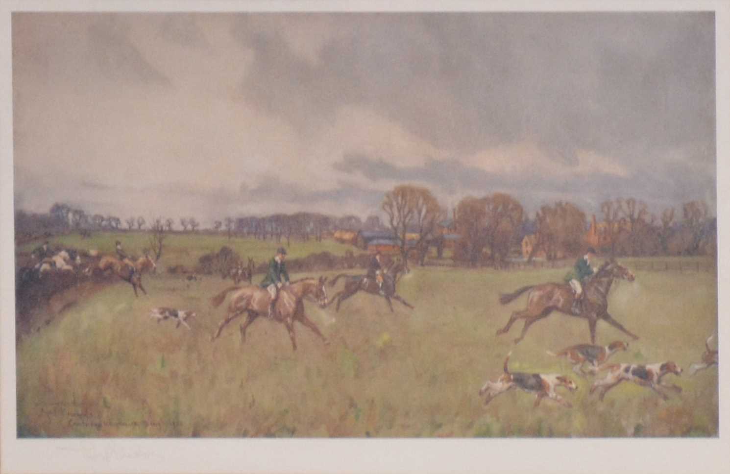 After Lionel Edwards, Hunting Countries - The Cotswold and The Waddon Chase, and other prints. - Image 11 of 14