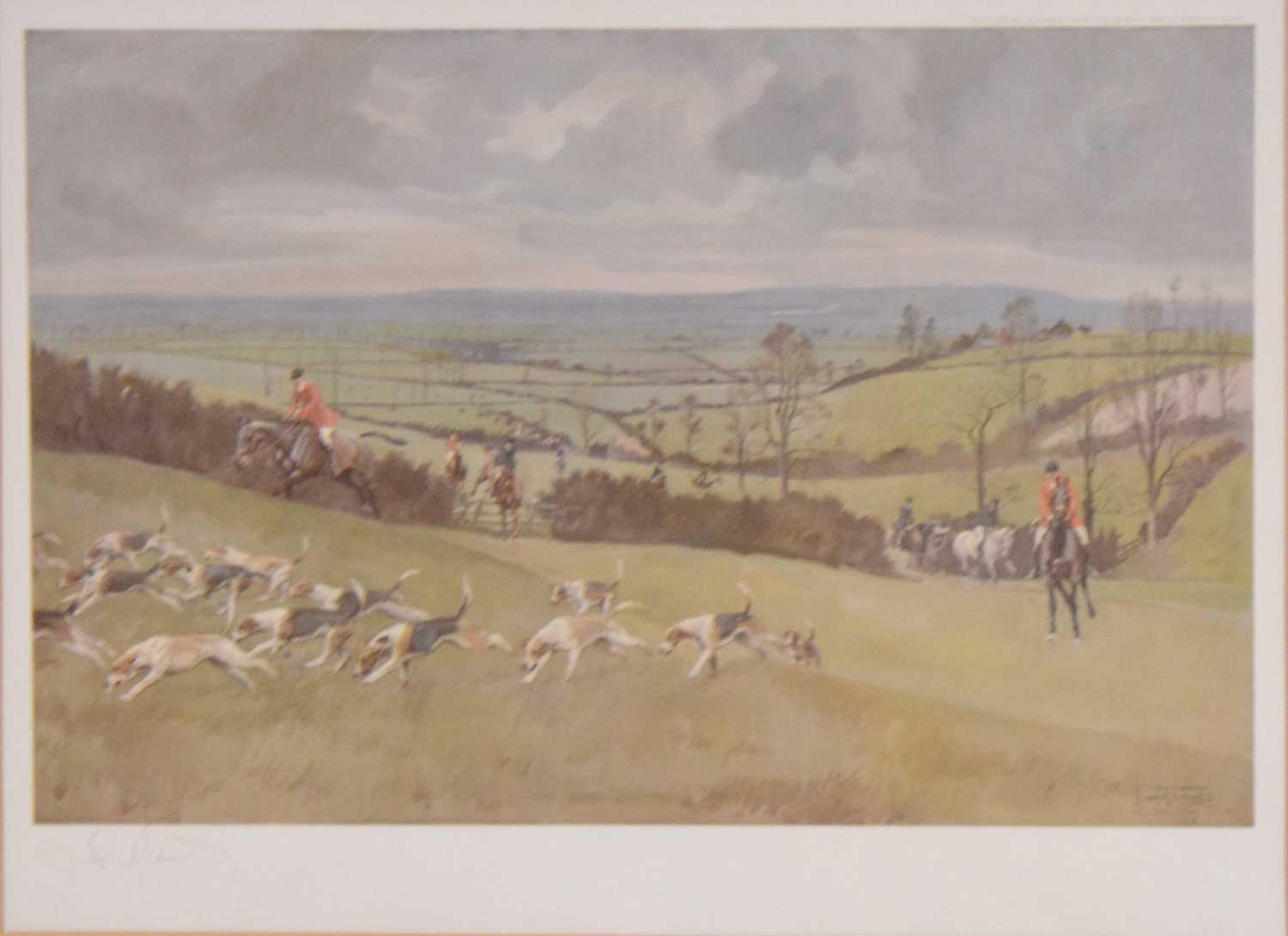 After Lionel Edwards, Hunting Countries - The Cotswold and The Waddon Chase, and other prints. - Image 5 of 14