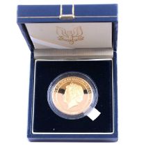 A 50th Anniversary of the SAS gold-plated silver coin.
