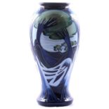 Emma Bossons for Moorcroft Pottery, a large 'Knypersley' pattern vase