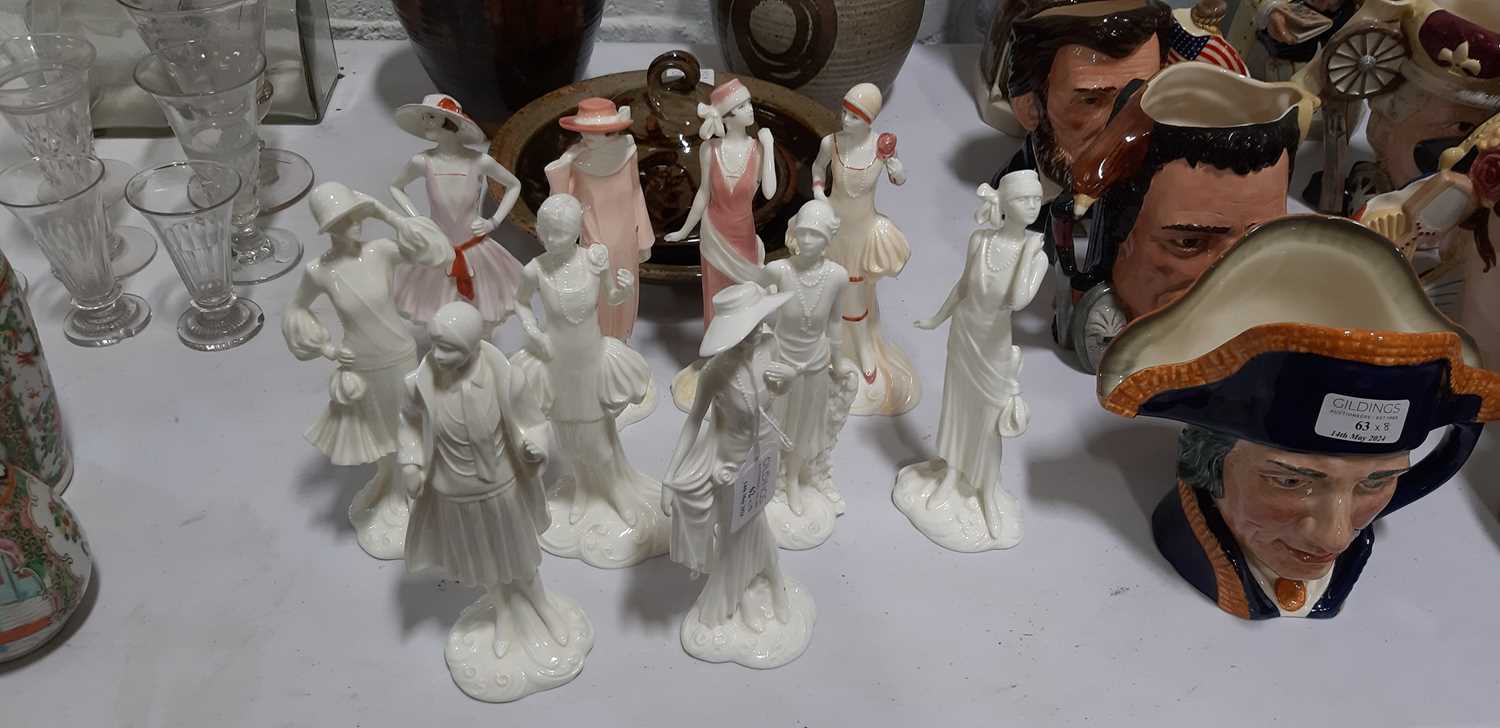 Ten Royal Worcester 'The 1920s Vogue Collection' figurines - Image 2 of 3