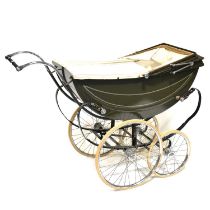 Vintage coachbuilt pram,