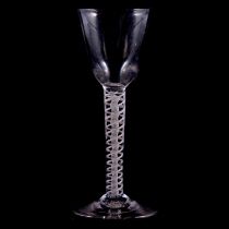 A late 18th century drinking glass