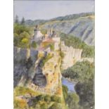 Ken Charlton, Chateau Le Belcastel - In Morning Light.