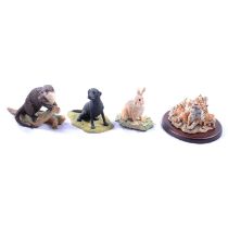 Collection of Lladro figurines, Border Fine Arts figures and groups, and other ceramics.
