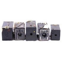 Five box cameras,