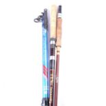 Quantity of coarse and sea fishing rods