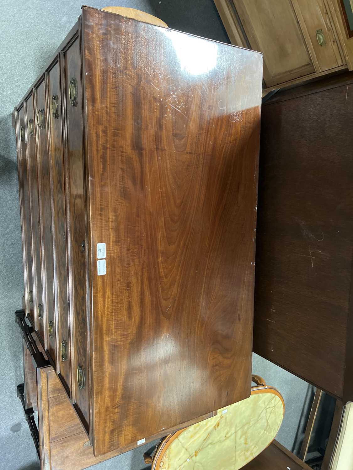 Victorian mahogany chest of drawers - Image 2 of 9