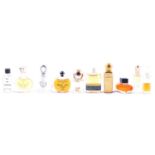 Fifty one miniature perfume bottles