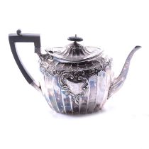 Silver teapot, James Dixon & Sons Ltd, Sheffield 1908.