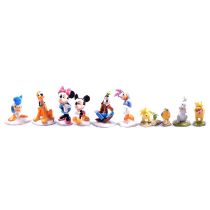 Six Royal Doulton Mickey Mouse Collection figurines, Winnie The Pooh Collection, ceramic birds.