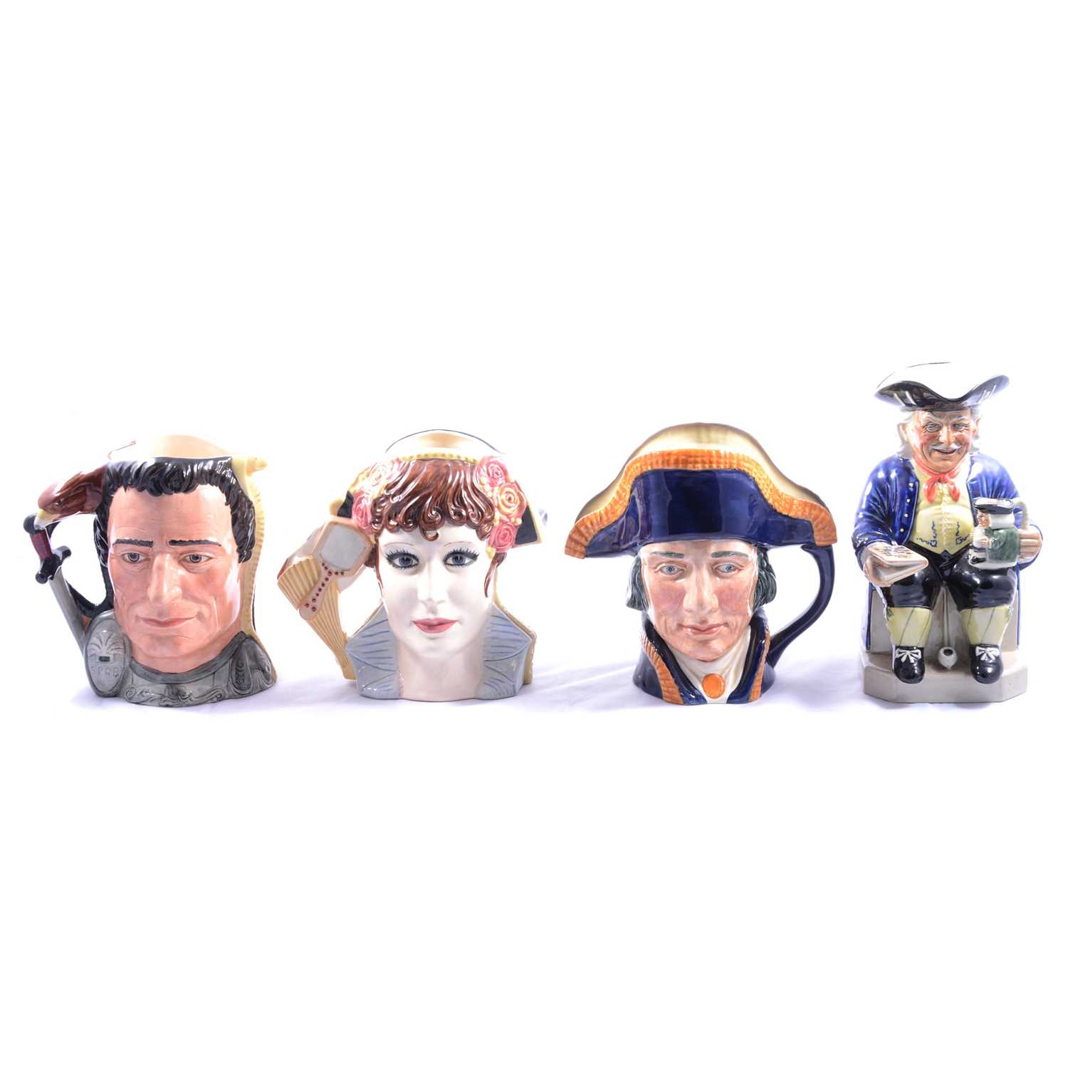Eight toby / character jugs, Royal Doulton, Kevin Francis, Wood & Sons, mostly ltd ed. - Image 2 of 2