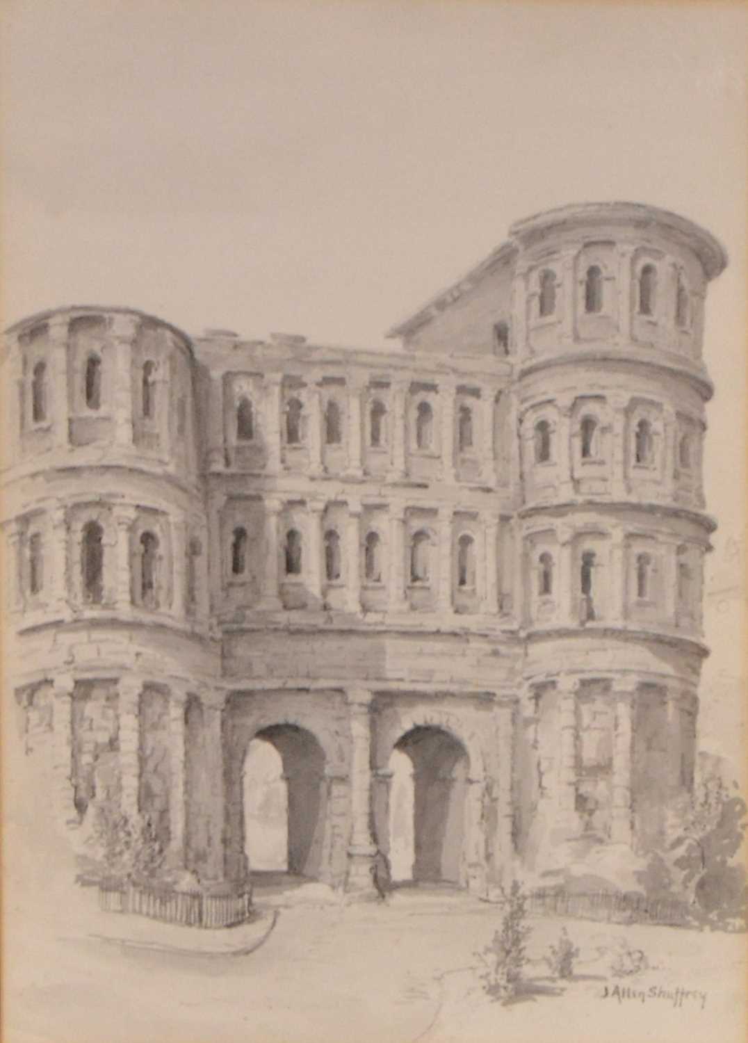 James Allen Shuffrey, Porta Nigra - Treves, and another ruin in Treves.