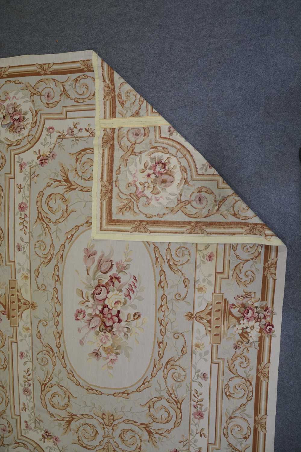 Aubusson pattern rug - Image 2 of 6