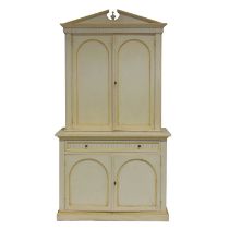 Reproduction painted cupboard,