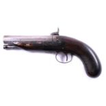 Victorian percussion pistol,