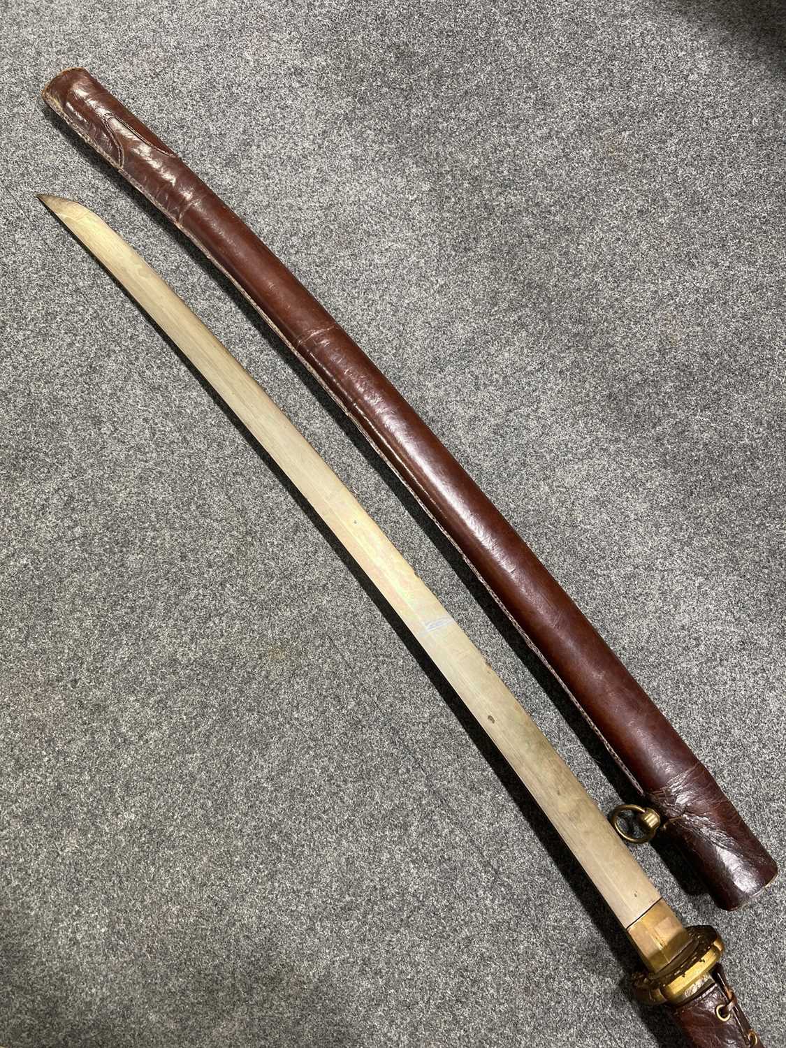 Japanese sword, WWII, - Image 3 of 10
